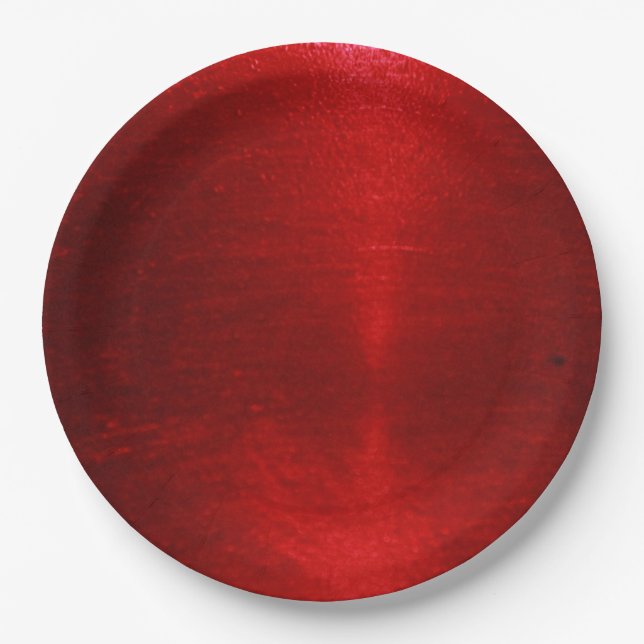 Assiettes En Carton Red Jello (Devant)