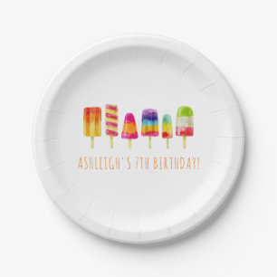 Assiettes En Carton Refroidissez la partie d'anniversaire de enfant de