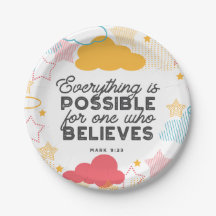 Retro Starry Sky Art Motif avec Bible Verse