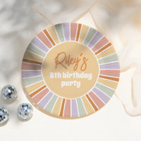 Retro Super Sunshine Girl fête d'anniversaire