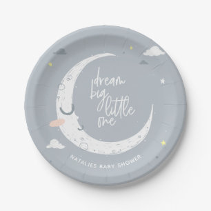 Assiettes En Carton Rêver grand petit baby shower fête