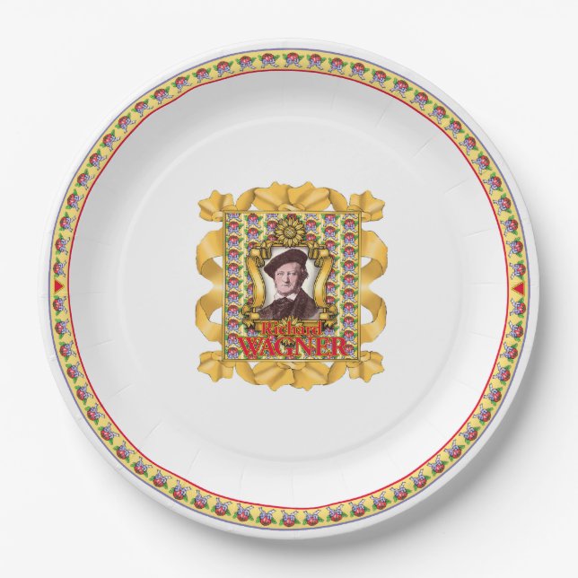 Assiettes En Carton Richard Wagner (Devant)