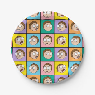 Assiettes En Carton RICK ET MORTY™   Morty's Moods
