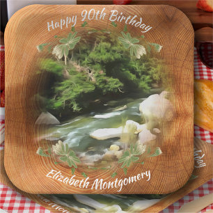 Assiettes En Carton River South Birthday 0365 Carré