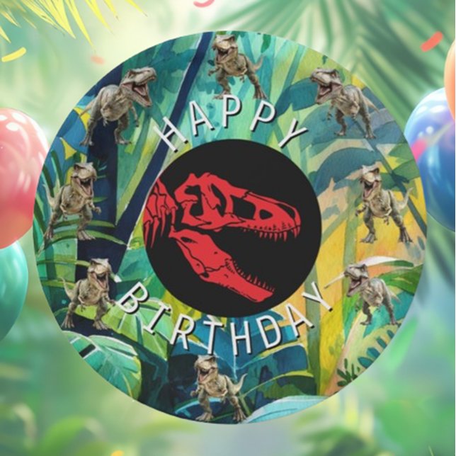 Assiettes En Carton ROARSOME Dinosaure Party (T-Rex Dinosaur Party Paper Plates for Epic Celebrations!)