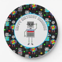 Robot d'anniversaire pour garçon personnalisé