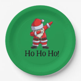Assiettes En Carton Rockin Père Noël Ho Ho Ho !