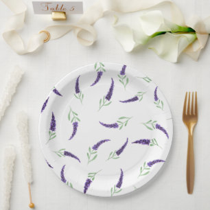 Assiettes En Carton Romantique Cute Provence Plaques en papier d'anniv