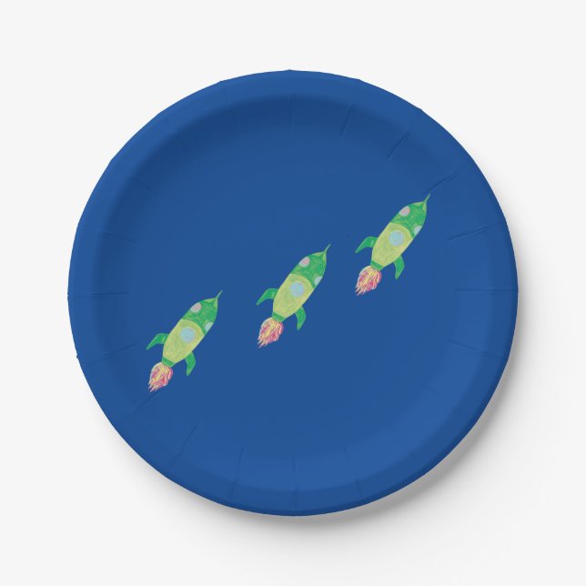 Assiettes En Carton Roquettes Green Chilton (Devant)