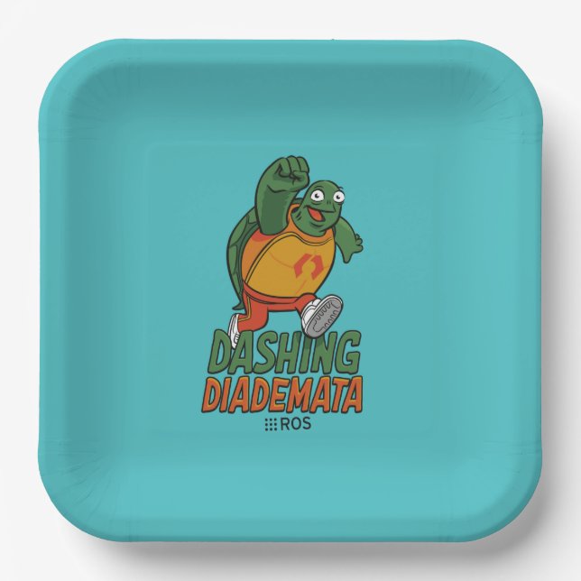 Assiettes En Carton ROS Dashing Diademata (Recto)