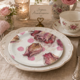 Assiettes En Carton Rose équestre élégante
