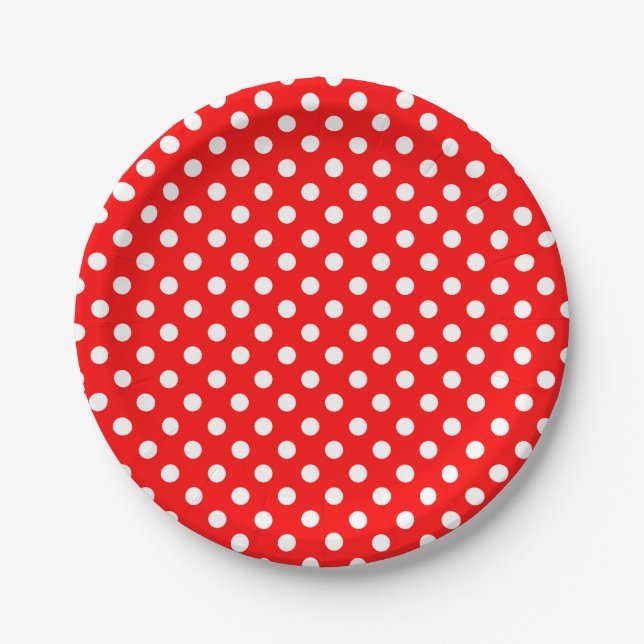 Assiettes En Carton Rosie Le Riveter Style Pois Heureux (Devant)