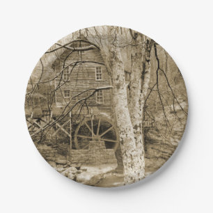 Assiettes En Carton Roue vintage
