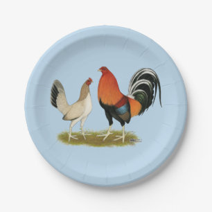 Assiettes En Carton Roulée de Gamefowl