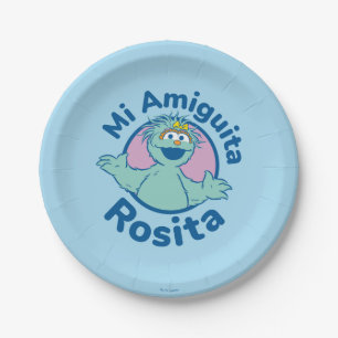 Assiettes En Carton Rue Sésame Mi Amiguita Rosita