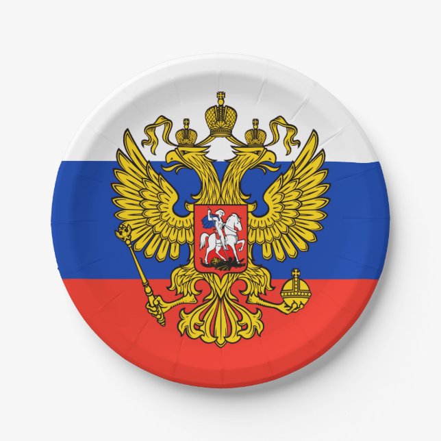 Assiettes En Carton Russie (Devant)