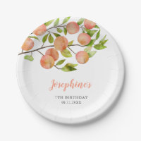 Rustic Peach Girl Anniversaire Party