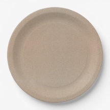 Rustique Kraft papier blanc Modèle personnalisé