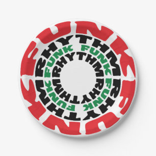 Assiettes En Carton Rythme funk Funk Rhythme funk