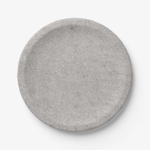 Assiettes En Carton Sable blanc