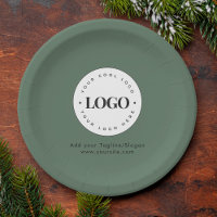 Sage Green Ajouter Custom Business Company Logo Pa