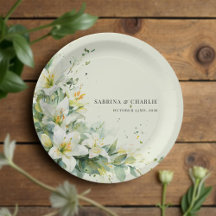 Sage Green Lily Valley Elegant Floral Wedding