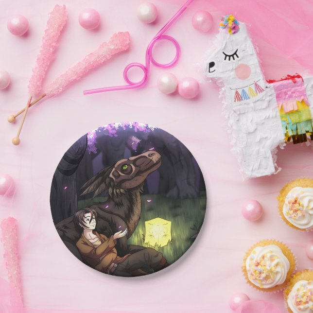 Assiettes En Carton Saison Sakura (Fête)