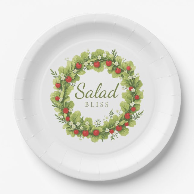 Assiettes En Carton Salade Bliss (Devant)