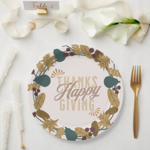 Assiettes En Carton Salle de bain moderne Thanksgiving
