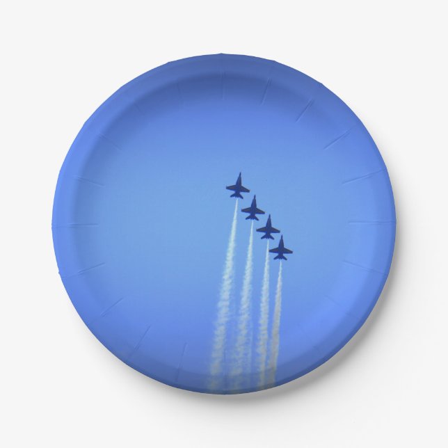 Assiettes En Carton Salon de l'aéronautique 6 (Devant)