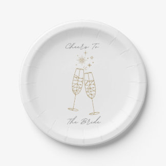 Assiettes En Carton Salutations À La Plaque De Mariée