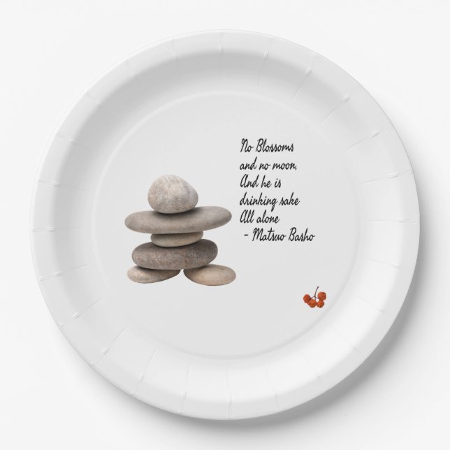 Assiettes En Carton Samurai (Devant)