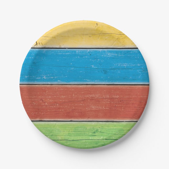 Assiettes En Carton Sandy Toes Salty Kisses Plaque en papier (Devant)