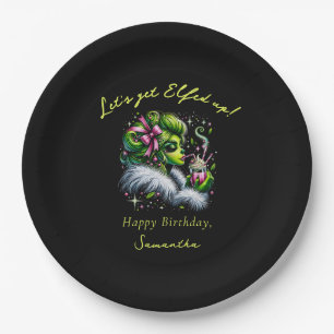 Assiettes En Carton Sassy Elf Squad Girls Night Out Noël Anniversaire