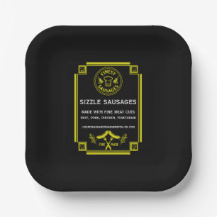 Assiettes En Carton Saucisses