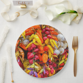 Assiettes En Carton Saveurs méditerranéennes