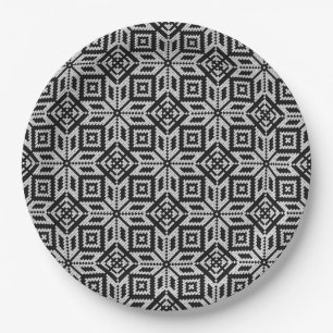 Assiettes En Carton Scandinave Selburose Motif de Noël