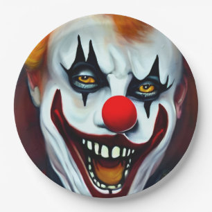 Assiettes En Carton Scary Clown Paper Plates