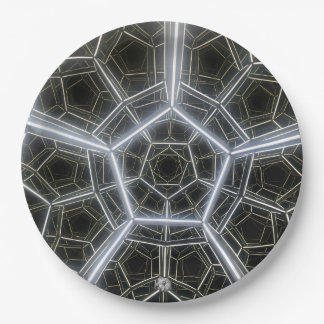 Assiettes En Carton Sci-Fi multidimensionnel