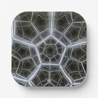 Assiettes En Carton Sci-Fi multidimensionnel
