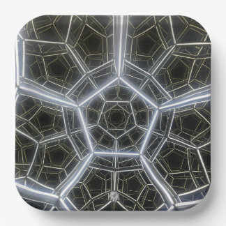 Assiettes En Carton Sci-Fi multidimensionnel