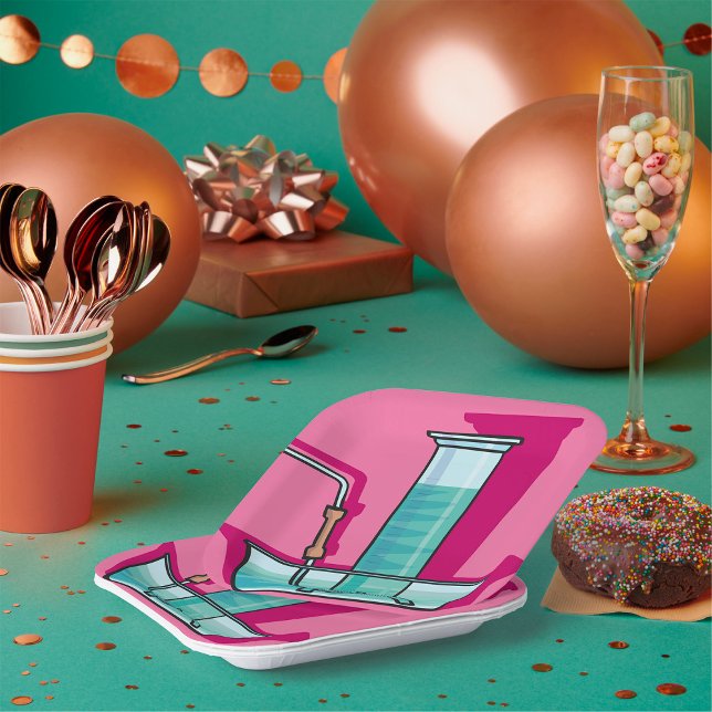 Assiettes En Carton Science Test Tube (Créateur téléchargé)