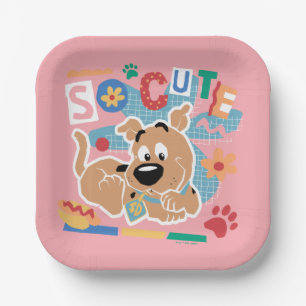 Assiettes En Carton Scooby-Doo   Baby Scooby-Doo So migny