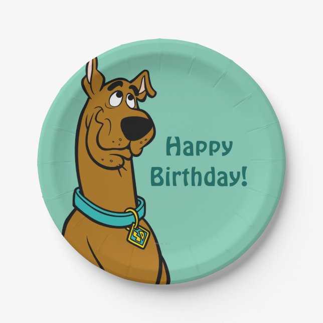 Assiettes En Carton Scooby Doo Chiot Yeux (Devant)