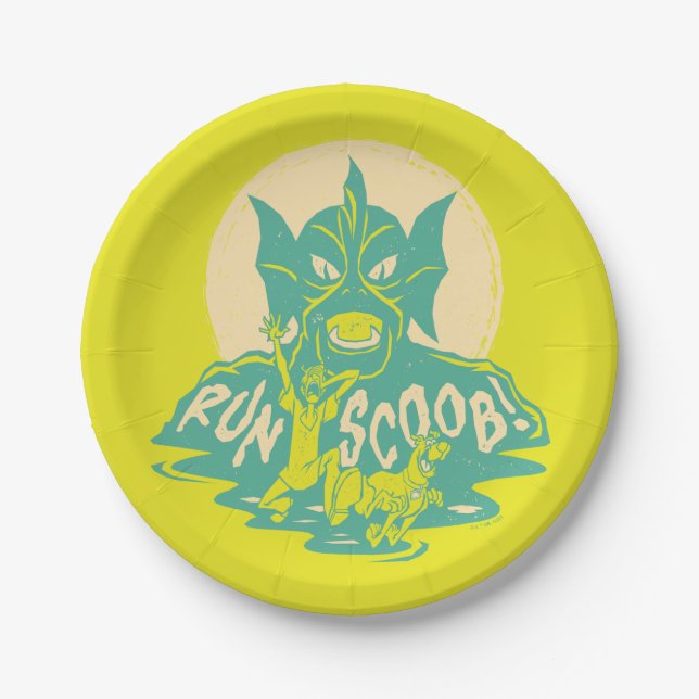 Assiettes En Carton Scooby-Doo | Courez Scoob ! (Devant)