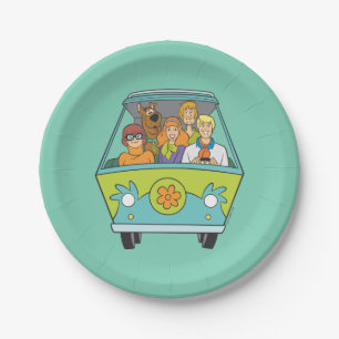 Assiettes En Carton Scooby-Doo & Gang Mystery Machine