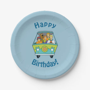 Assiettes En Carton Scooby-Doo & Gang Mystery Machine