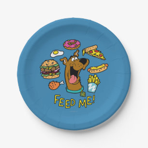 Assiettes En Carton Scooby-Doo Me Nourrit !