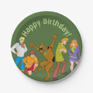 Assiettes En Carton Scooby-Doo Mystery Inc. Gang entier
