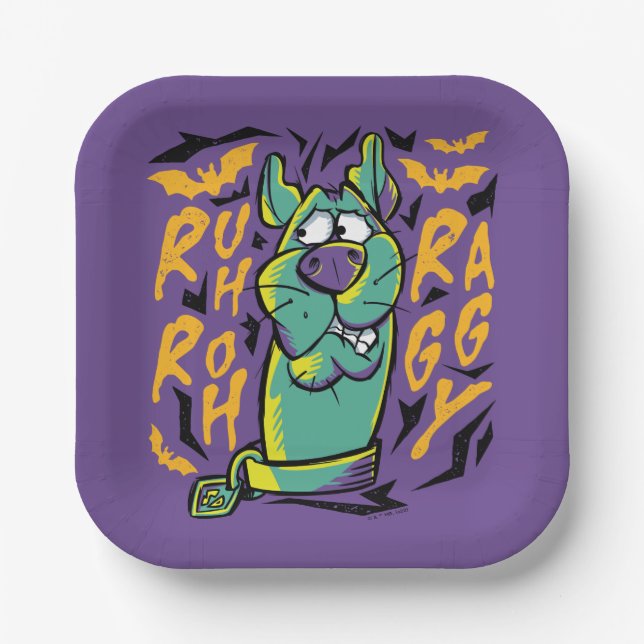 Assiettes En Carton Scooby-Doo | Ruh Roh Raggy (Recto)